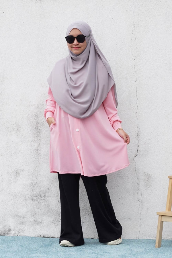 Xtra Size Ratu Balqis - Pink